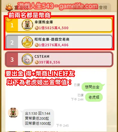 老虎姬出金方式