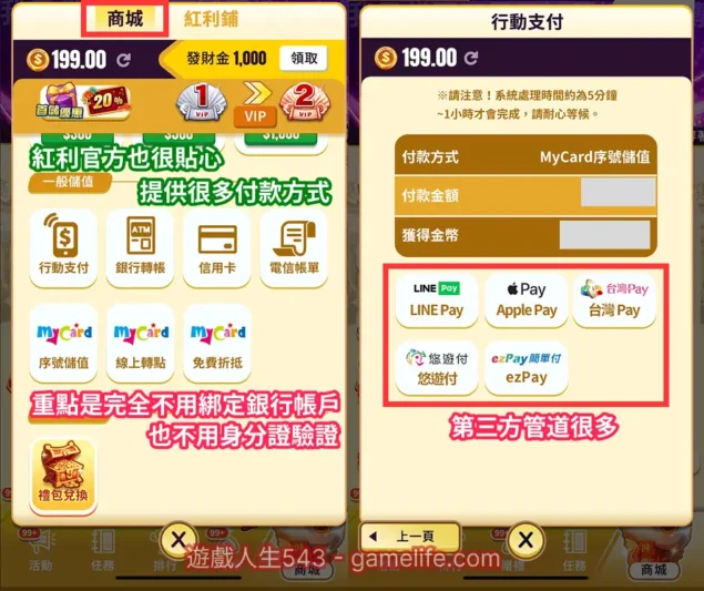 紅利儲值商城介紹